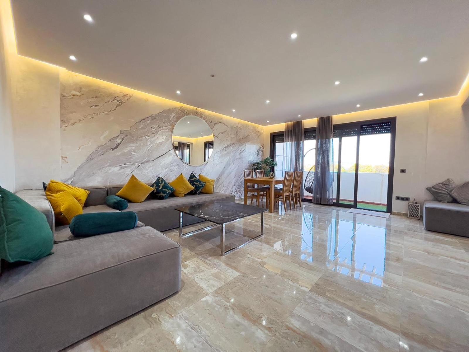 Luxury 3 Bedroom Panoramic Views In Hotspot With Fibre Optic Wifi And Netflix Tanger Buitenkant foto